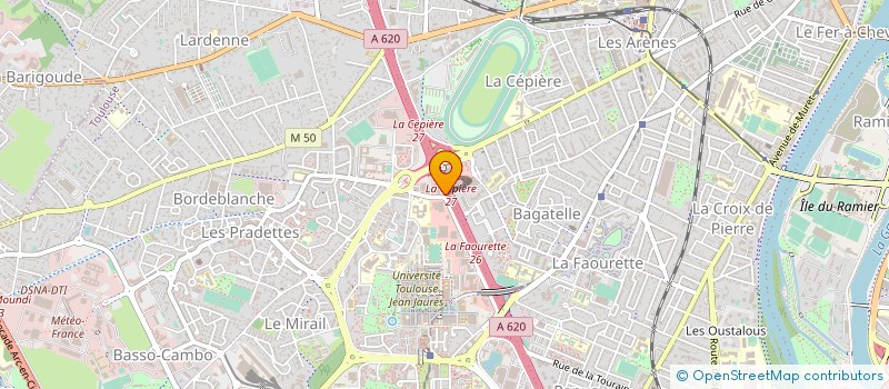 localisation de l'entreprise SA FIMEDIAS  TOULOUSE