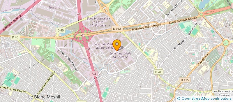 localisation de l'entreprise SA FINANCIERE DULYS à AULNAY-SOUS-BOIS