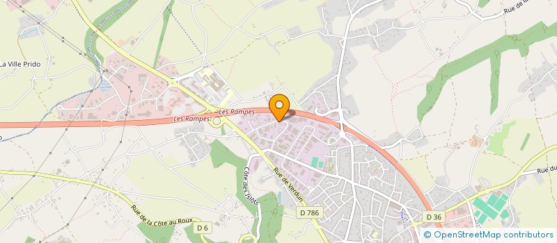 localisation de l'entreprise SA FLECHE D'ARMOR  PLERIN