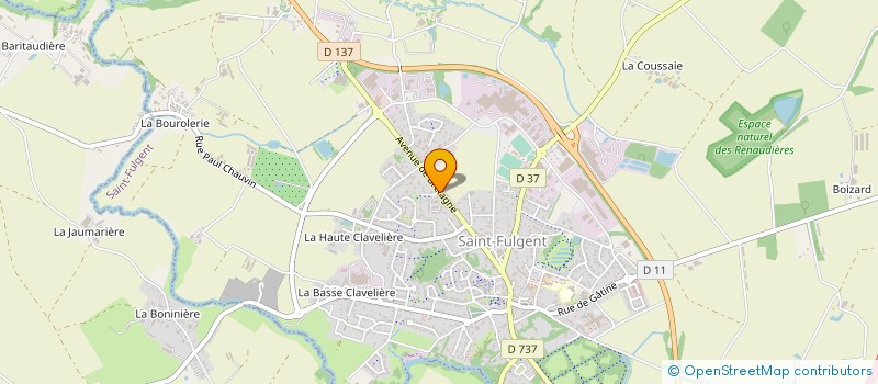 localisation de l'entreprise SA FONTENEAU à SAINT-FULGENT