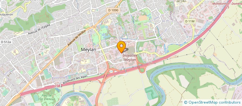 localisation de l'entreprise SA FORMAPLEX à MEYLAN