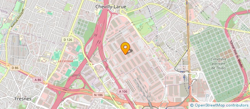 localisation de l'entreprise SA FOUCARD  CHEVILLY-LARUE