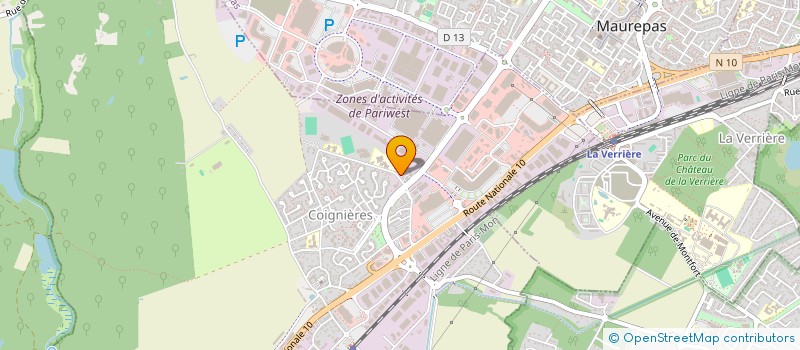 localisation de l'entreprise SA FRANCE  COIGNIERES