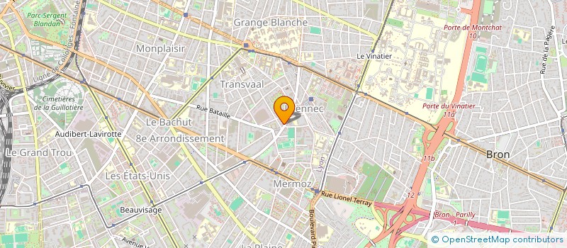 localisation de l'entreprise SA FRANCE FAMILLE  LYON