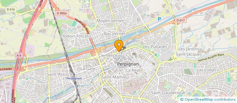 localisation de l'entreprise SA FRANCE VILLAGE SERVICE MIDI PYRENEES à PERPIGNAN