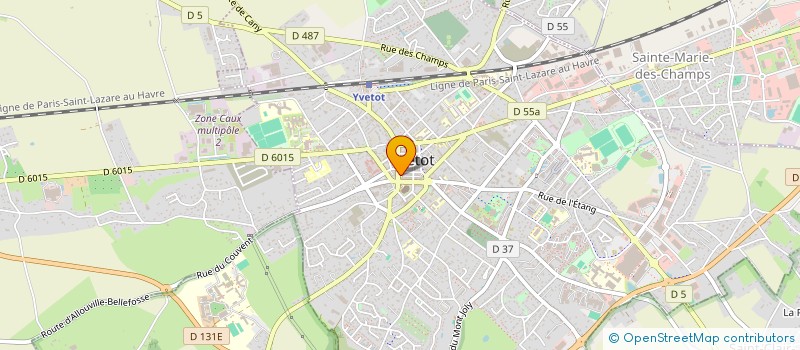 localisation de l'entreprise SA FROID CAUX DELAMARE à YVETOT