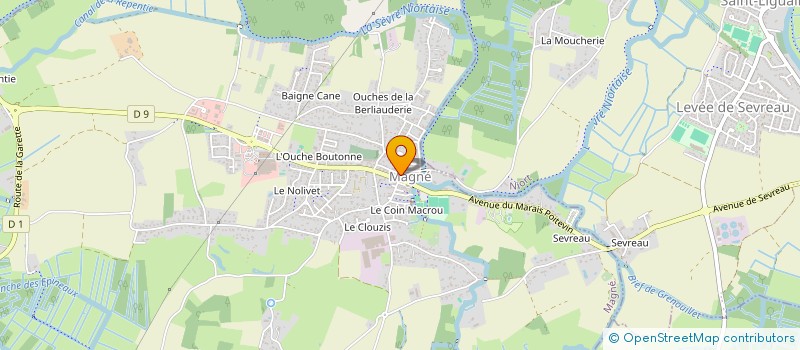 localisation de l'entreprise SA-G  MAGNE