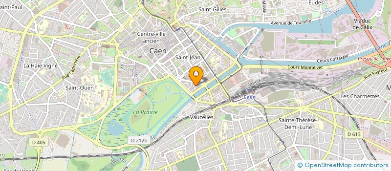 localisation de l'entreprise SA G.G.L. à CAEN