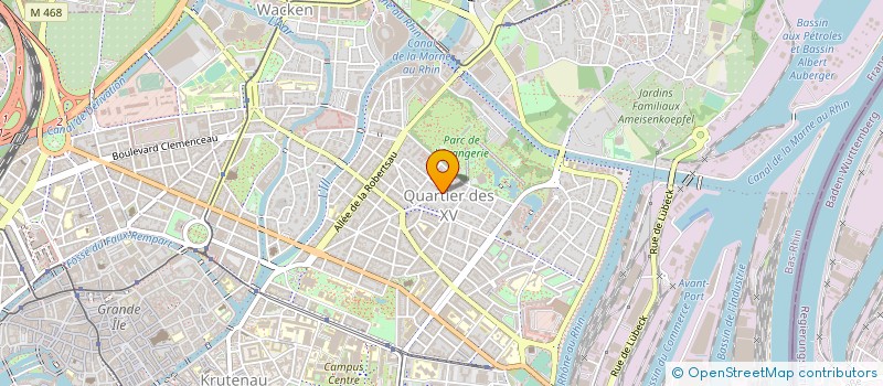 localisation de l'entreprise SA G.N.A. à STRASBOURG