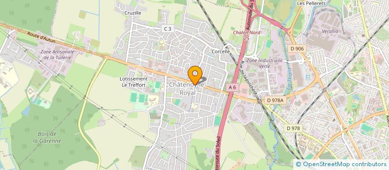 localisation de l'entreprise SA GANDREAU à CHATENOY-LE-ROYAL