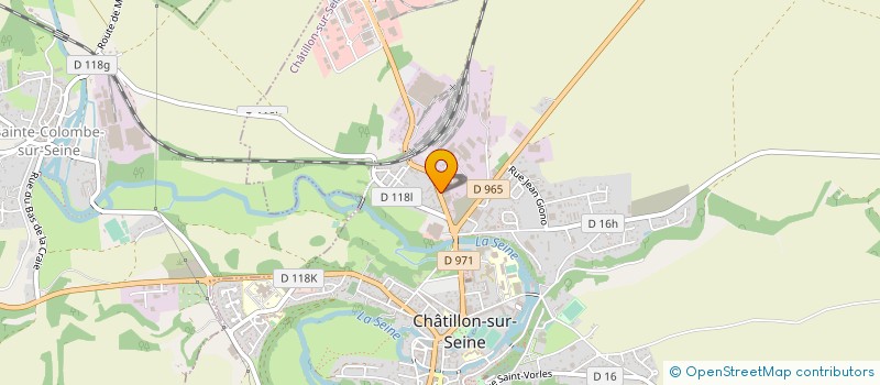 localisation de l'entreprise SA GARAGE CHATILLONNAIS FERRIER à CHATILLON-SUR-SEINE