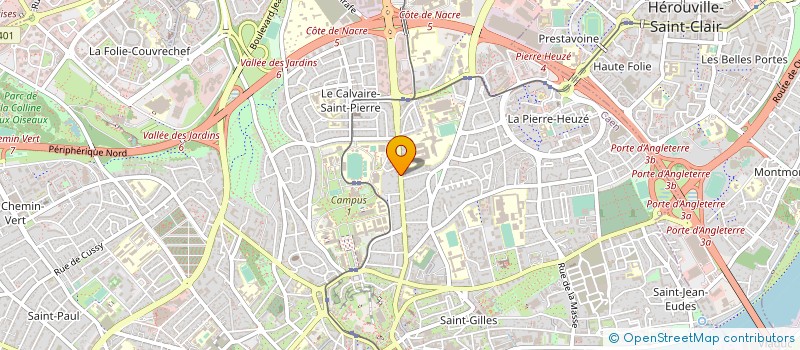 localisation de l'entreprise SA GARAGE CHUBILLEAU à CAEN