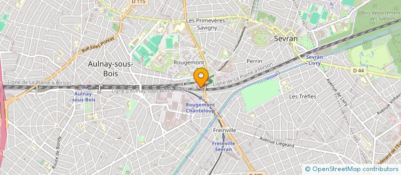 localisation de l'entreprise SA GARAGE DE L'OASIS à SEVRAN