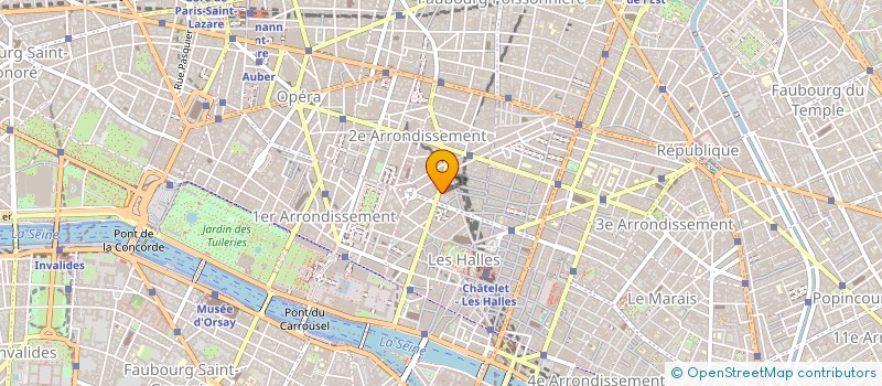 localisation de l'entreprise SA GARIBALDI COMMUNICATION à PARIS