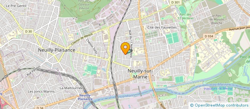 localisation de l'entreprise SA GASTON CHARRIER à NEUILLY-SUR-MARNE
