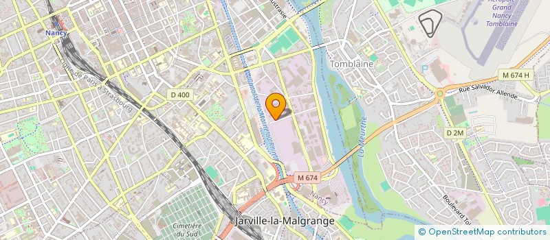 localisation de l'entreprise SA GAUTIER-MOULRON à NANCY