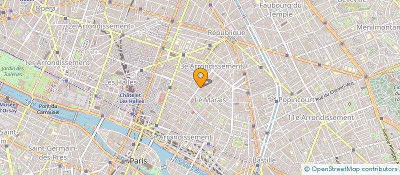 localisation de l'entreprise SA GENERALE DE RESTAURATION à PARIS
