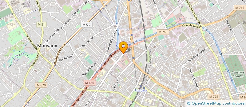 localisation de l'entreprise SA GEORGEL ET CIE  TOURCOING