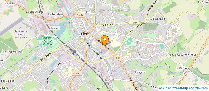 localisation de l'entreprise SA GERANCE GENERALE FONCIERE EDF à FLERS