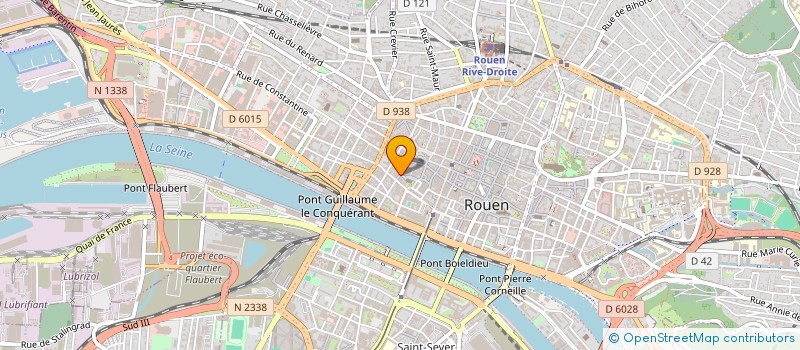 localisation de l'entreprise SA GERARD DE HUBSCH à ROUEN