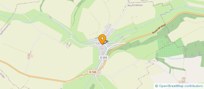 localisation de l'entreprise SA GERARD JEAN RENE à VALFROICOURT