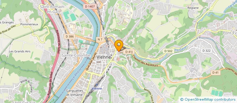 localisation de l'entreprise SA GERMAIN à VIENNE