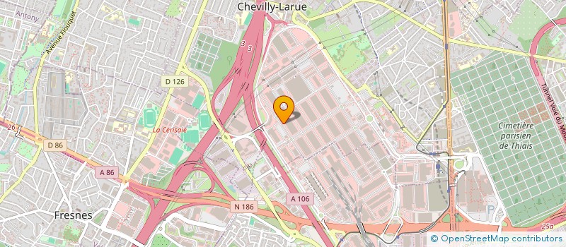 localisation de l'entreprise SA GHIONE  CHEVILLY-LARUE