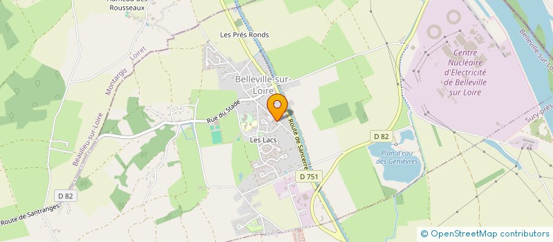 localisation de l'entreprise SA GIE BEL  BELLEVILLE-SUR-LOIRE