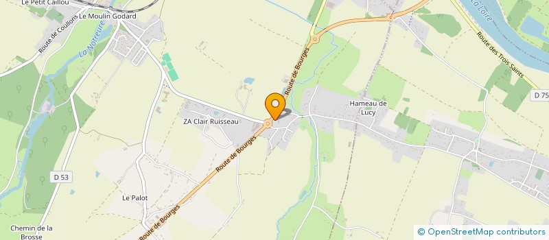 localisation de l'entreprise SA GIENNOISE VENTE REPARATION AUTOMOBILE à POILLY-LEZ-GIEN