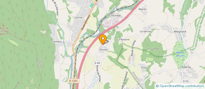 localisation de l'entreprise SA GIRBAU à GRESY-SUR-AIX