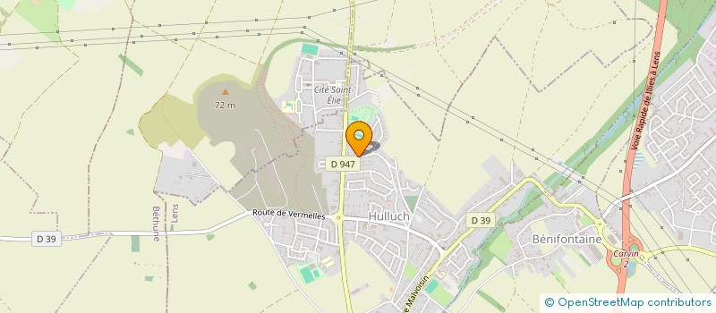 localisation de l'entreprise SA GIS HOLDING  HULLUCH