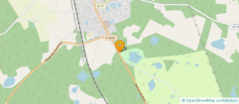 localisation de l'entreprise SA GOLF DES AISSES à LA FERTE SAINT-AUBIN