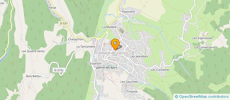 localisation de l'entreprise SA GRAND HOTEL PARIS MAGDELEN PERE FILS à VILLARD-DE-LANS