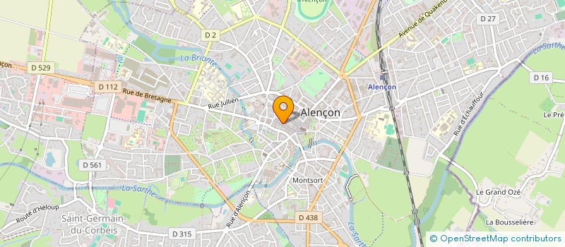 localisation de l'entreprise SA GRANDS MAGASINS ALENCON à ALENCON
