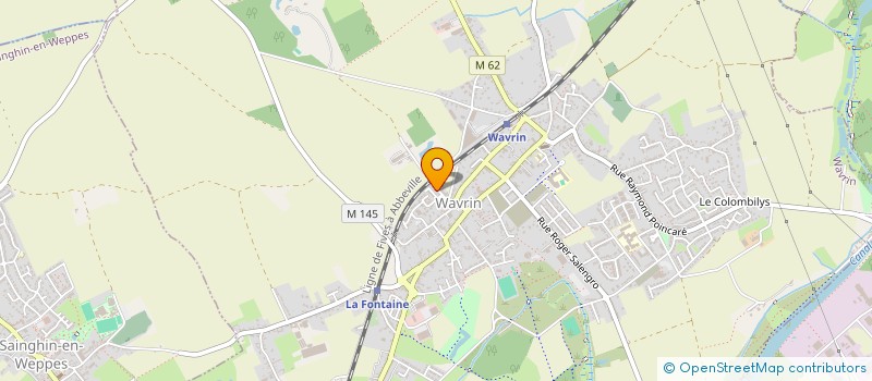 localisation de l'entreprise SA GRANDVILLE SN  WAVRIN