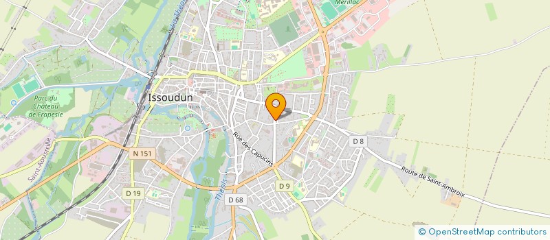 localisation de l'entreprise SA GRASON ALAIN à ISSOUDUN