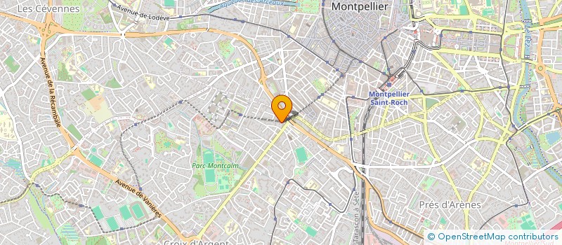 localisation de l'entreprise SA GROUPE à MONTPELLIER