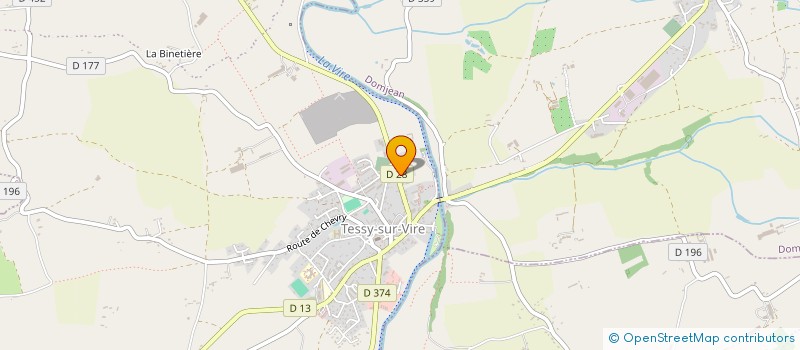 localisation de l'entreprise SA GUERIN  TESSY-BOCAGE