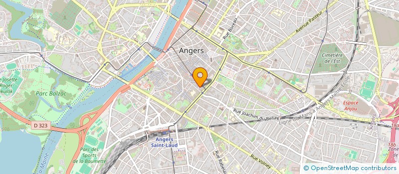 localisation de l'entreprise SA GUEZIMO à ANGERS