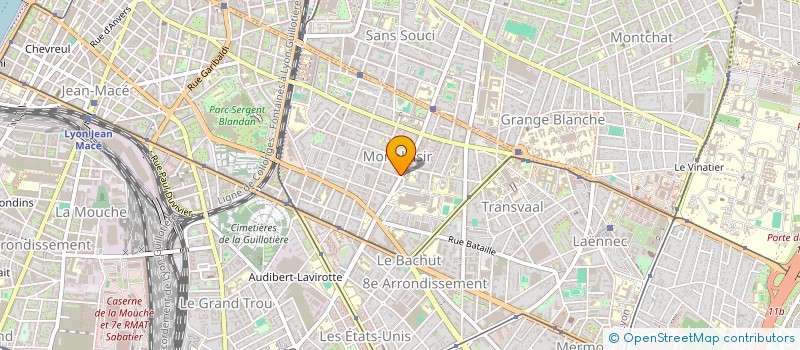 localisation de l'entreprise SA GUILLE à LYON