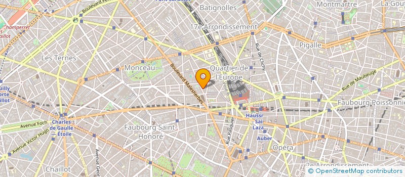 localisation de l'entreprise SA GV INTERNATIONAL  PARIS