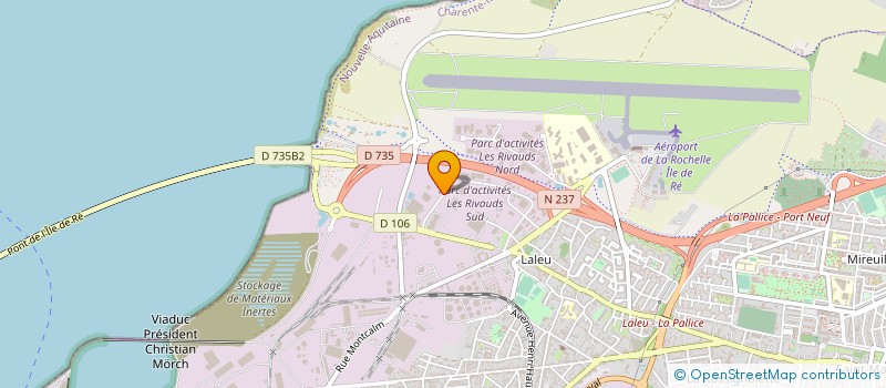 localisation de l'entreprise SA H R E à LA ROCHELLE