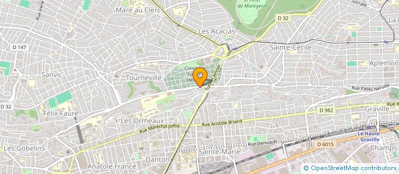 localisation de l'entreprise SA HAVRAISE D'EXPLOITATION HOTELIERE à LE HAVRE