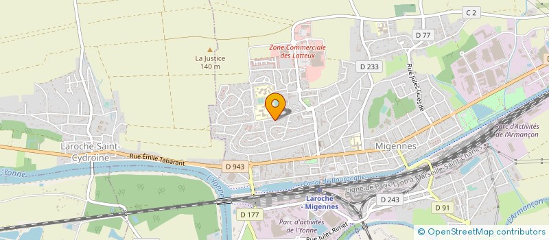 localisation de l'entreprise SA HELENA à MIGENNES