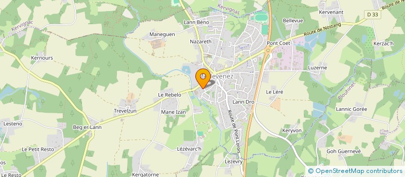 localisation de l'entreprise SA HENDIS à HENNEBONT