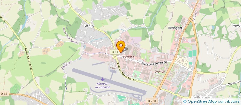 localisation de l'entreprise SA HIGHWAVE OPTICAL TECHNOLOGIES à LANNION