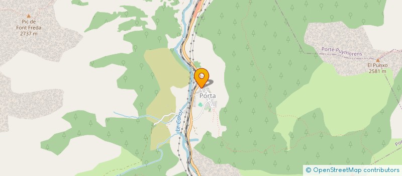 localisation de l'entreprise SA HOLDING FONT  LATOUR-DE-CAROL