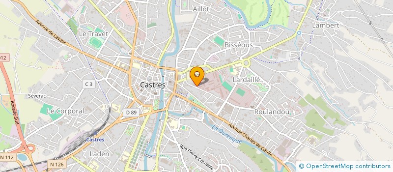 localisation de l'entreprise SA HOLDING JONAS PIZZA ROPA à CASTRES