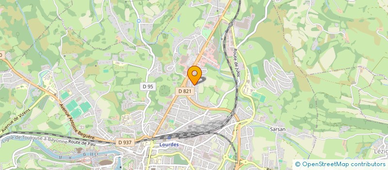 localisation de l'entreprise SA HOTEL DE LA PROVIDENCE  LOURDES