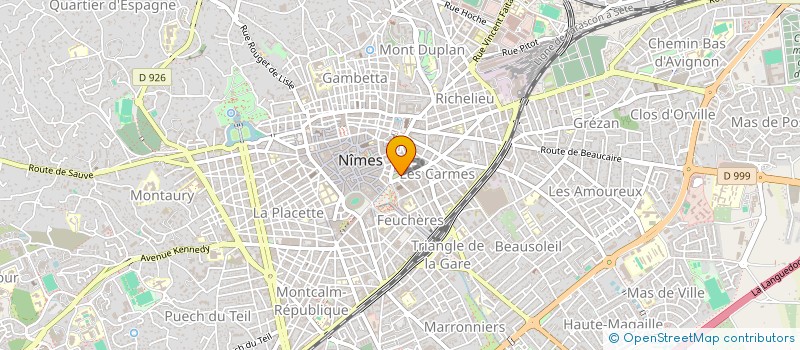 localisation de l'entreprise SA HOTEL DE PROVENCE à NIMES
